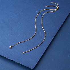 Регулируемые ожерелья из нержавеющей стали 304&nbsp;NJEW-CJ0001-01G