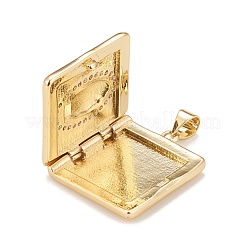 Латунные микропроволочные кубические циркониевые медальоны KK-A161-50G