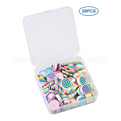 Кулоны из смолы и кулоны из полимерной глины ручной работы DIY-TA0008-75