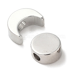 10шт. Набор из 2-х латунных бусин с изображением фаз Луны KK-TZ0001-01