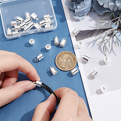 201 наконечники для шнура из нержавеющей стали&nbsp;STAS-UN0037-02