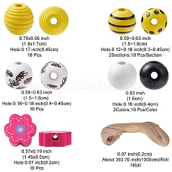 Набор для изготовления украшений из подвески в виде пчелы своими руками DIY-YW0007-46