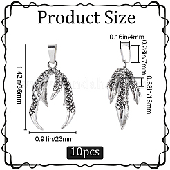 10 шт. литые колпачки для бусин FIND-SP0001-70