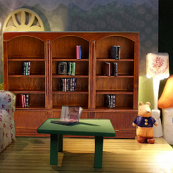 1 шт. деревянные книжные полки миниатюрные украшения&nbsp;AJEW-DC0002-15