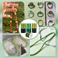 7 рулон 7 цвета плоская эластичная хрустальная нить EW-PH0001-10