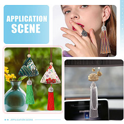 16 шт. наконечники для шнура из сплава в тибетском стиле&nbsp;TIBEP-CA0010-24TAS