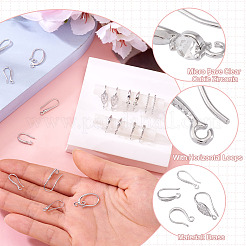 20 шт. 10 стиля латунных крючков для сережек KK-TA0002-29