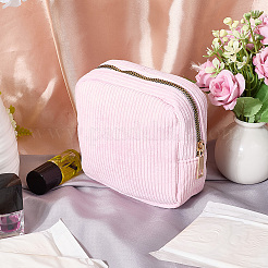 Косметички из вельветовой ткани на молнии AJEW-WH20017-50B