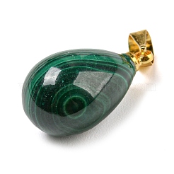 Природного малахита подвески&nbsp;LS-G-D094-01G