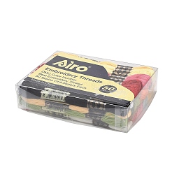 50 моток 25 цвета 6-слойная полиэфирная мулине для вышивания OCOR-K006-B02