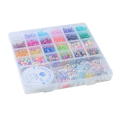 Наборы для изготовления браслетов из акрила и смолы DIY-FS0007-44