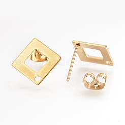 Фурнитура для сережек-гвоздиков из нержавеющей стали 304 STAS-Q223-07