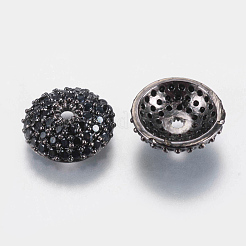 Латунь микро проложить кубический цирконий шарик&nbsp;ZIRC-E138-04B