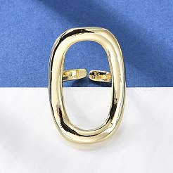 Латунные открытые кольца манжеты RJEW-Q778-19G