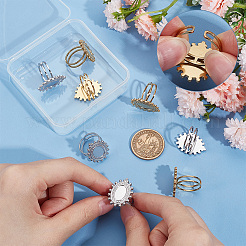 8 шт. 2-х цветные компоненты кольца-манжеты из нержавеющей стали 304 STAS-UN0056-94