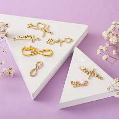 Сплавные соединители бесконечности в тибетском стиле PALLOY-TA0001-93G-RS