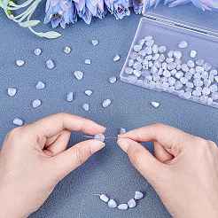 Натуральный голубой кружевной агат бисер нитей G-AR0002-70