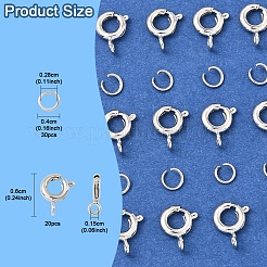 Латунная застежка пружинного кольца&nbsp;KK-FS0001-50P