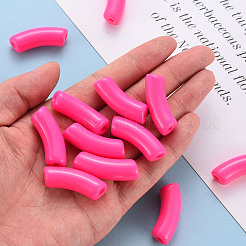 Непрозрачные акриловые бусины&nbsp;LS-MACR-S372-001B-S005