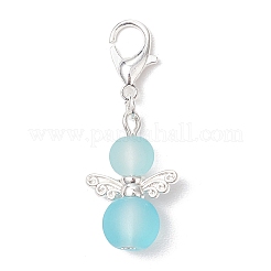 8 шт. стеклянный ангел подвесной декор&nbsp;HJEW-JM03555