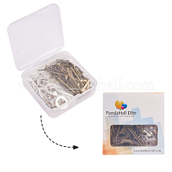 Застежки тоггл в тибетском стиле  TIBE-PH0004-84