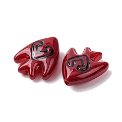 Стеклянные эмалевые бусины ручной работы&nbsp;GLAA-K070-05