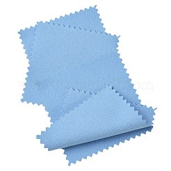 15 шт. квадратная салфетка для полировки серебра из искусственной замши&nbsp;AJEW-FS0001-44