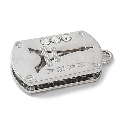 Подвески из сплава и страза PALLOY-D290-24P-03