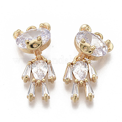 Латунные микро проложить кубического циркония подвески&nbsp;LS-KK-S354-152-NF