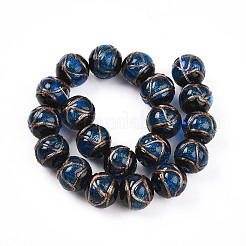 Бусины ручной работы бусины золотого песка LAMP-N026-01D