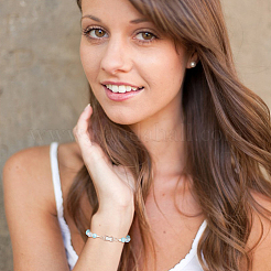 Застежка ремешка для часов s925 из стерлингового серебра STER-FH0001-08A-P