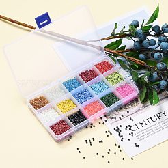 180 г 15-х цветных стеклянных бусин&nbsp;SEED-JQ0003-01D-3mm