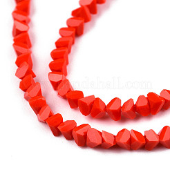 Непрозрачные сплошные цветные стеклянные бусины&nbsp;GLAA-N052-01-A10