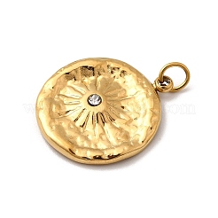 Подвески из нержавеющей стали 304 со стразами STAS-B093-08G