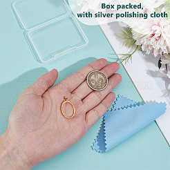 1 шт. подвеска-корзинка из стерлингового серебра&nbsp;STER-BC0003-15B-G