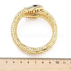 Браслеты из змеиного сплава со стразами для женщин&nbsp;LS-BJEW-G085-01G-02