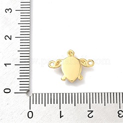 Подвески-соединители в виде черепахи из латуни с эмалью&nbsp;KK-H534-03G-01