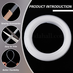 50м пластиковая косточка AJEW-WH0070-09