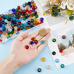 Стеклянные шампала бусины&nbsp;FIND-HS0001-24B