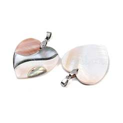 Подвески из натуральной ракушки-абалона SSHEL-B003-06P-02