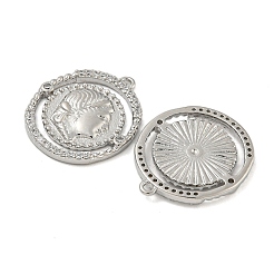 Подвески из латуни с прозрачным фианитом&nbsp;KK-N254-101P