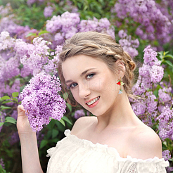 80 шт. 10-х цветные акриловые подвески с жемчугом PALLOY-FH00060