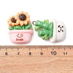 Подвески из непрозрачной смолы&nbsp;RESI-K048-03