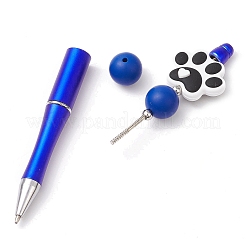 Шариковая ручка с силиконовым принтом собачьей лапки&nbsp;AJEW-PE0024