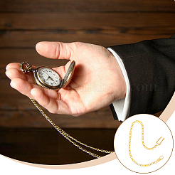 5 шт. 5-цветная цепочка для карманных часов с зажимом из сплава FIND-FH0009-15