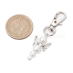 Подвеска из ангельского стекла с жемчугом HJEW-JM02761-05