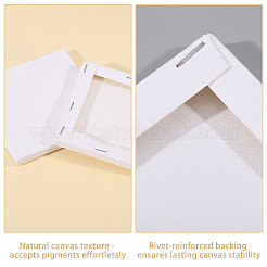 Квадратная роспись по дереву льняные панели&nbsp;LS-DIY-WH0622-483A