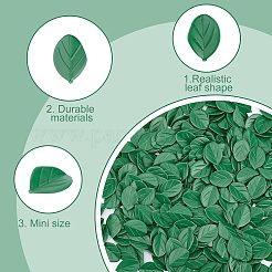 300шт ПВХ имитация листа DJEW-OC0001-17