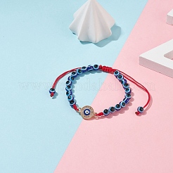 Браслет со стразами и кристаллами BJEW-JB08492