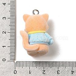 Милые подвески из смолы в виде лисьих стёкол&nbsp;MACR-Z001-02P